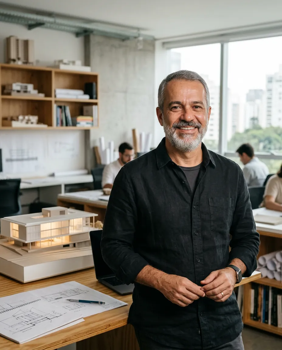Retrato de Ricardo Albuquerque, diretor técnico da Vértice